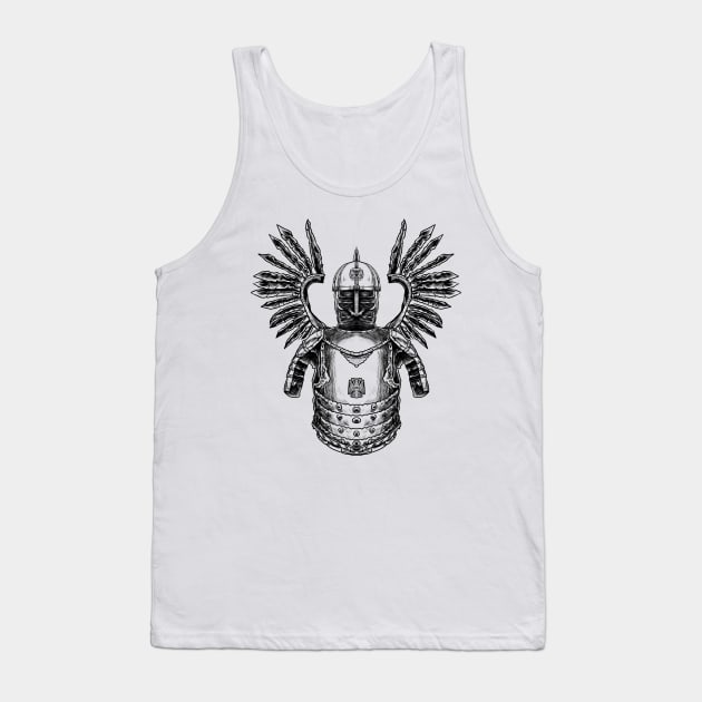 Polish Winged Hussar Armor - Unleash the Warrior Within Tank Top by Holymayo Tee